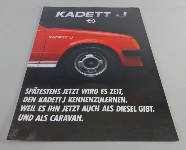 Faltprospekt / Prospekt Opel Kadett D Ausstattung J Stand 11/1983