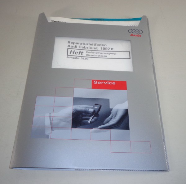 Werkstatthandbuch Audi Cabrio Typ 89 Kraftstoffversorgung Diesel-Motor 09/99