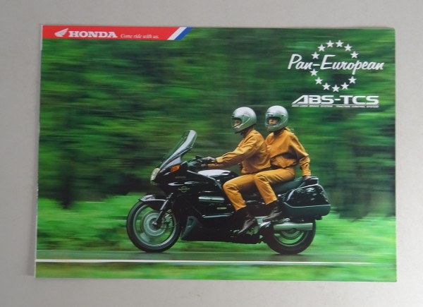 Prospekt / Broschüre Honda ST 1100 Pan - European ABS - TCS Stand 01/1991