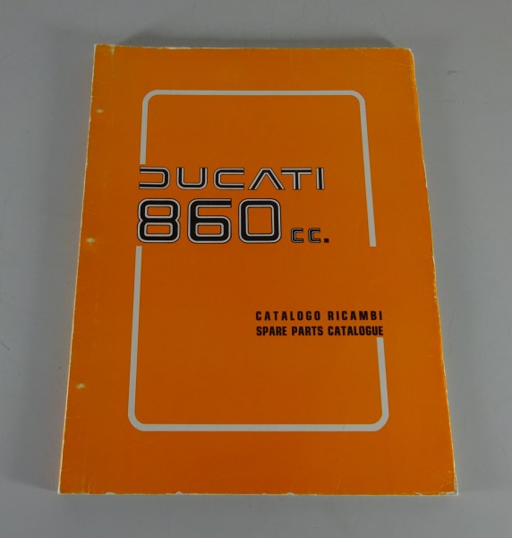 Spare Parts Catalogue / Catalogo Ricambi Ducati 860 cc