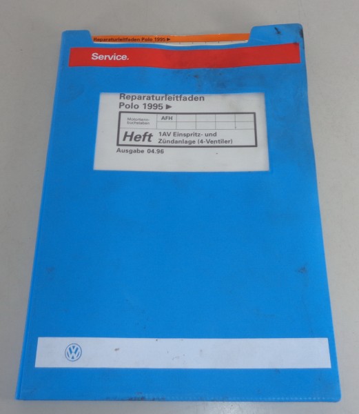 Werkstatthandbuch VW Polo 6N ab 1995 1AV Einspritz- und Zündanlage von 4/1996