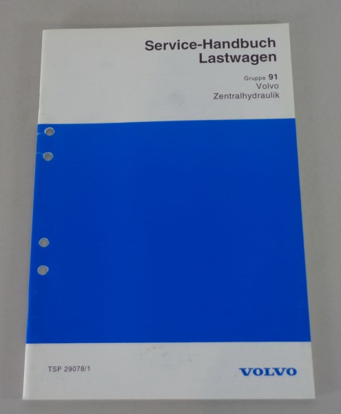 Werkstatthandbuch Volvo LKW Zentralhydraulik von 1982