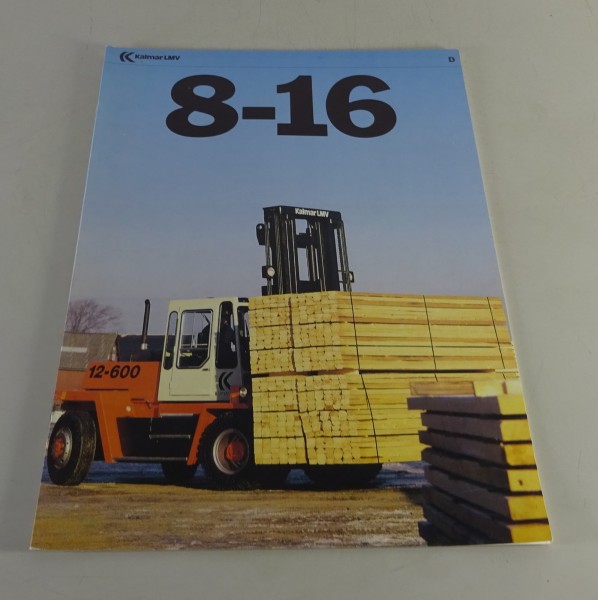 Prospekt / Broschüre Kalmar LMV Gabelstapler 8-16 Stand 02/1986