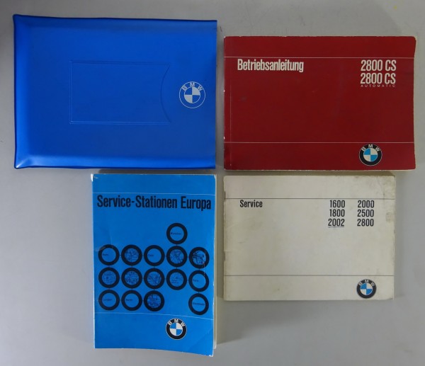 Bordmappe + Betriebsanleitung BMW E9 2800 CS Coupe Stand 02/1969