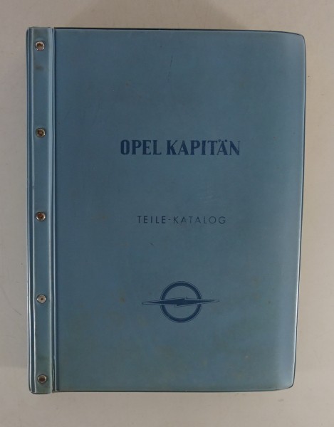 Teilekatalog Opel Kapitän P 2,5 + P 2,6 Baujahr 1958-1963 Stand 07/1958