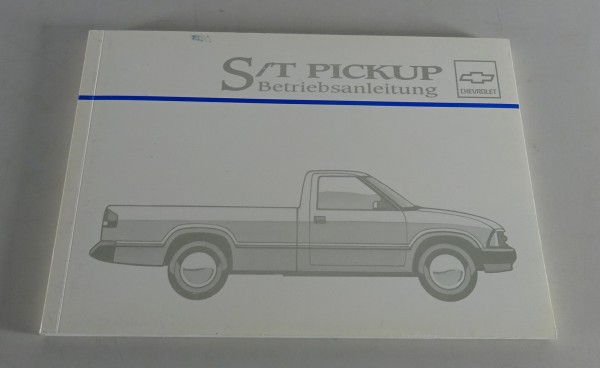 Betriebsanleitung Handbuch Chevrolet S/T Pickup Stand 1995 auf Deutsch