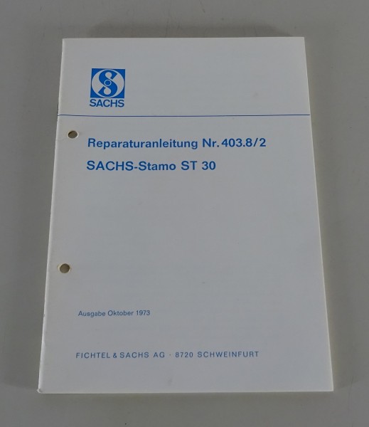 Reparaturanleitung Sachs Motor Stamo ST 30 Stand 10/1973