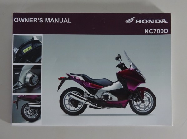 Owner´s Manual / Driver´s Handbook Honda NC 700 D from 01/2012