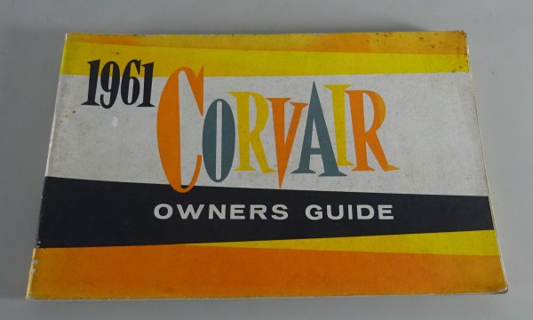 Owner´s Manual / Handbook Chevrolet Corvair Stand 1961