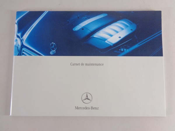 Scheckheft Mercedes Benz SLK, CLK, SL, CL, etc. auf Französisch von 10/2003