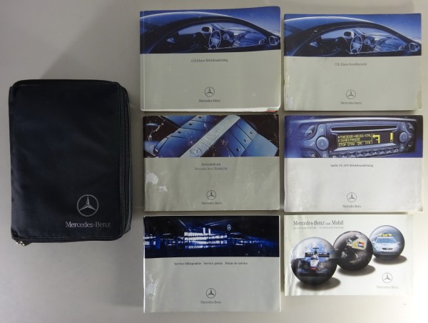 Bordmappe + Betriebsanleitung Mercedes CLK 200 240 320 Cabrio, Coupe W209 2/2003
