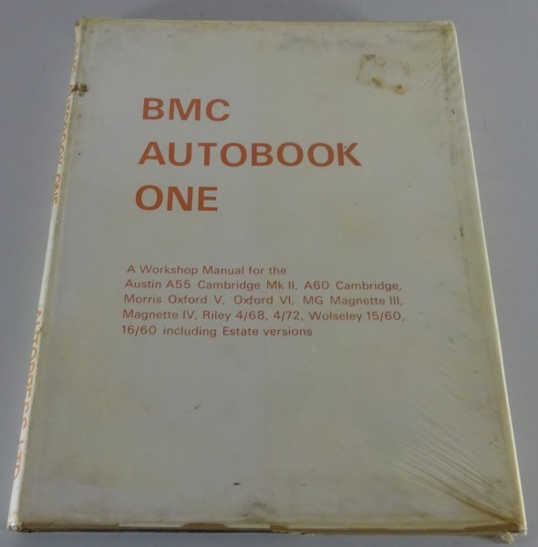 Workshop Manual | BMC Autobook One | Austin / Morris / Riley / Wolseley |10/1966