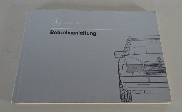 Betriebsanleitung Mercedes-Benz W124 Diesel 200 D / 250 D / 300 D Stand 11/1989