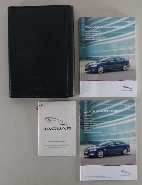 Owner's Manual + Wallet Jaguar XF ( X250 ) Saloon / Sportbrake Edition 2013