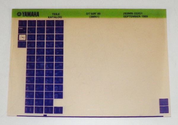 Microfich Parts Catalogue / Ersatzteilkatalog Yamaha YM 50 95 Stand 03/95