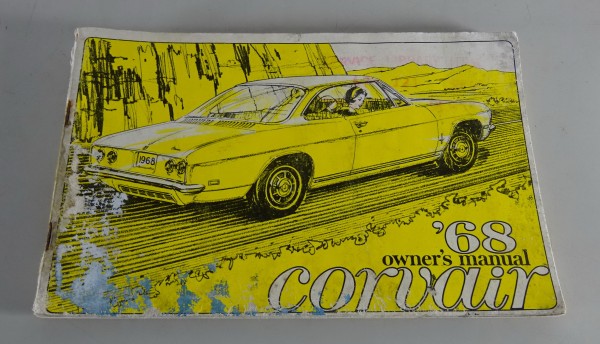 Owner´s Manual / Handbook Chevrolet Corvair Stand 1968