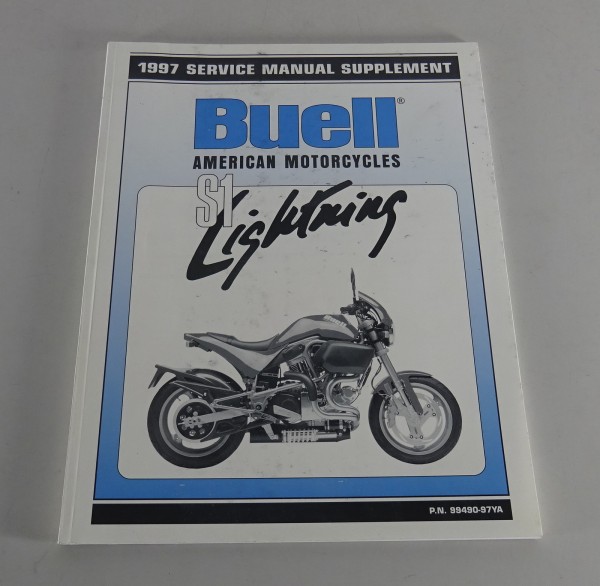 Workshop manual-Supplement Buell Lightning S1 Model 1997 from 05/1998