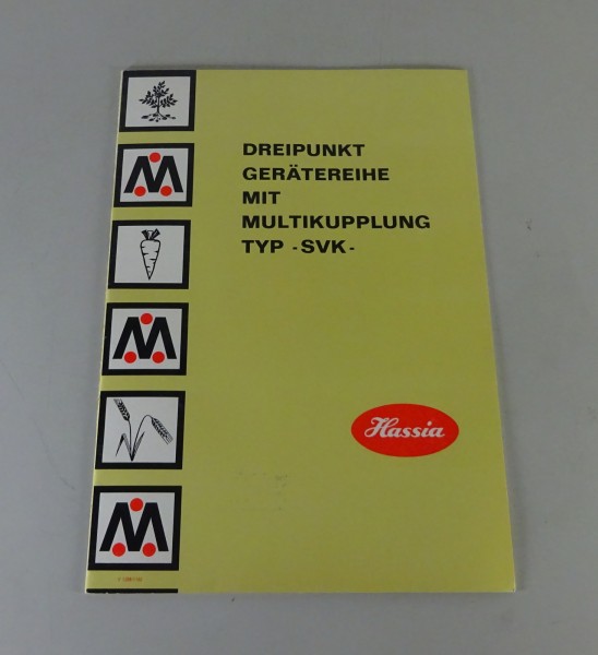 Prospekt Hassia Sämaschinen / Kartoffel- & Rübenlegemaschinen Stand 11/1963