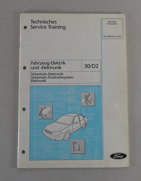 Technische Information Training Ford Fahrzeug-Elektrik und Elektronik Stand ´97