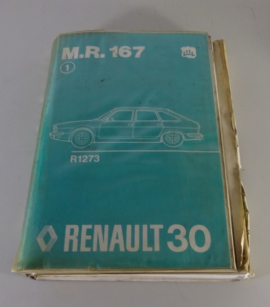 Werkstatthandbuch Renault 30 R30 Typ R1273 Mechanik Karosserie Stand 1975