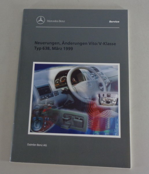 Werkstatthandbuch Einführung Mercedes Benz W638 Vito / V-Klasse von 3/1999