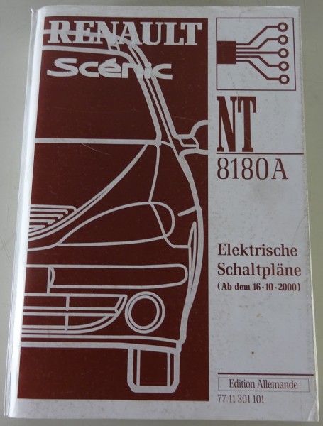 Werkstatthandbuch / Elektrische Schaltpläne Renault Megane / Scenic ab 10/2000