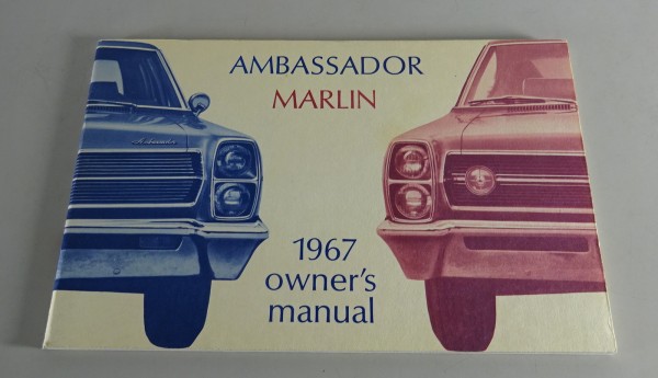 Owner´s Manual / Handbook AMC Ambassador & Marlin Stand 1967