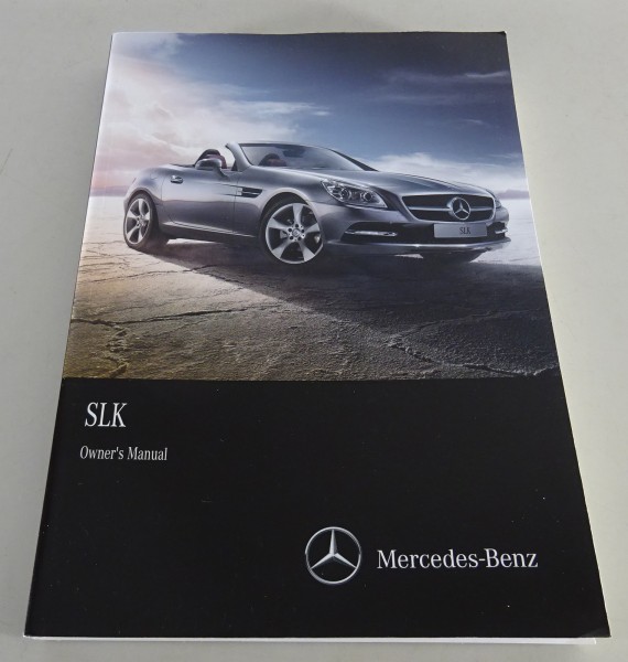 Owner's Manual / Handbook Mercedes SLK R 172 Roadster Stand 01/2014