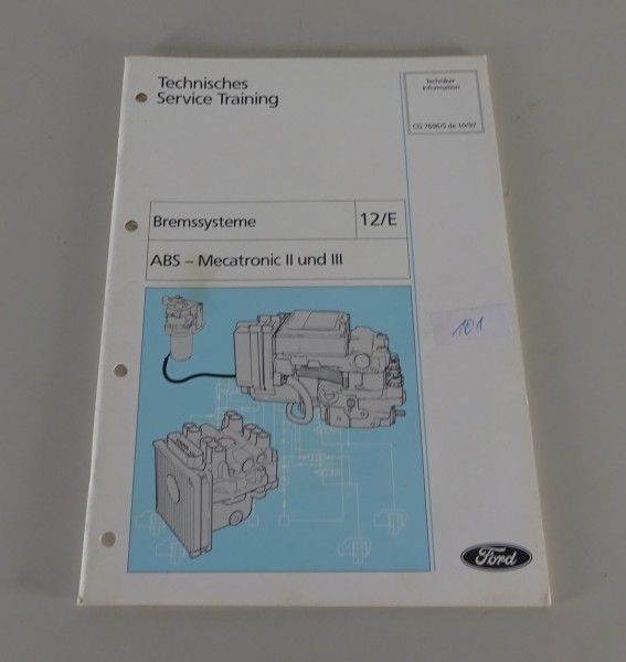 Technische Information Ford ABS Mecatronic II + III Stand 10/1997