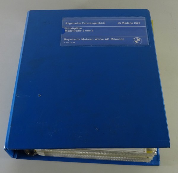 Werkstatthandbuch Elektrik / Schaltpläne BMW 3er E21 / 5er E12 ab Baujahr 1979