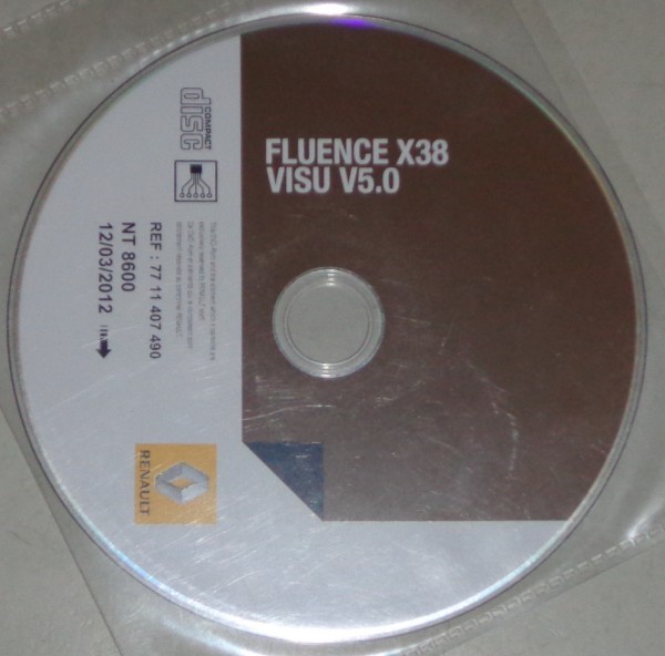 Werkstatthandbuch Elektrik / Schaltpläne auf DVD Renault Fluence X38 - 03/2012
