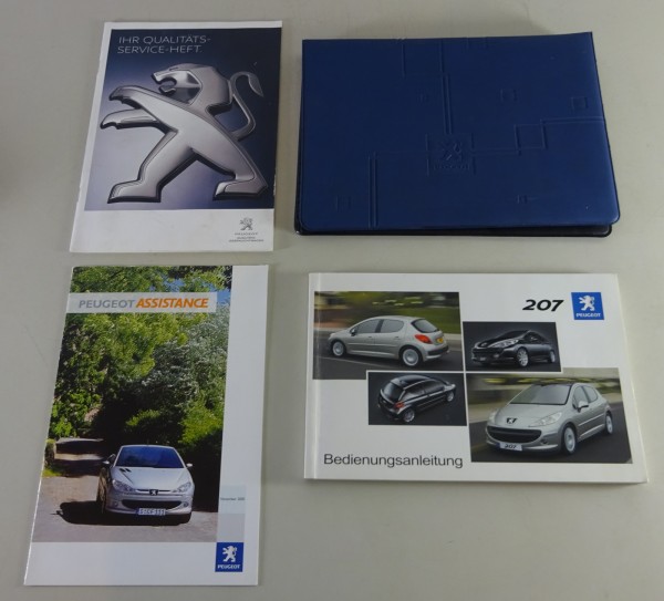 Bordmappe + Betriebsanleitung / Handbuch Peugeot 207 Stand 11/2005