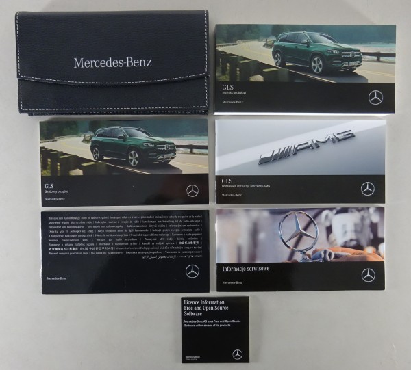 Folder z instrukcja obslugi Mercedes Benz GLS Typ X167 od 2020 r.