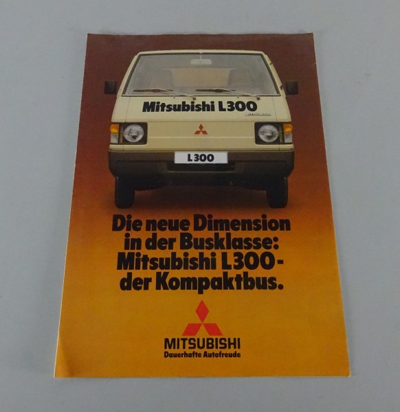 Prospekt / Broschüre Mitsubishi L300 Bus / Transporter Stand 01/1981