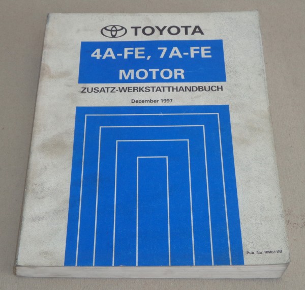 Werkstatthandbuch Toyota Avensis / Corona Motor 4A - FE 7 A - FE, Stand 12/1997