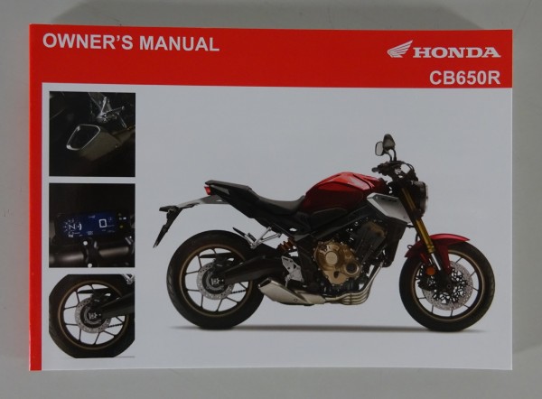 Owner's Manual / Handbook Honda CB 650 R from 12/2020