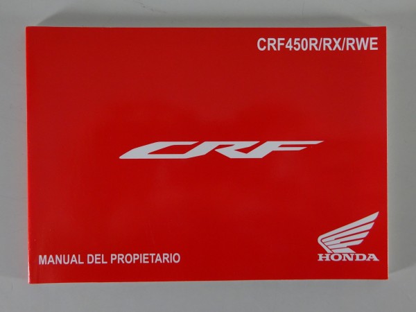 Manual del Propietario / Manual CRF 450 R/RX/RWE de 04/2022