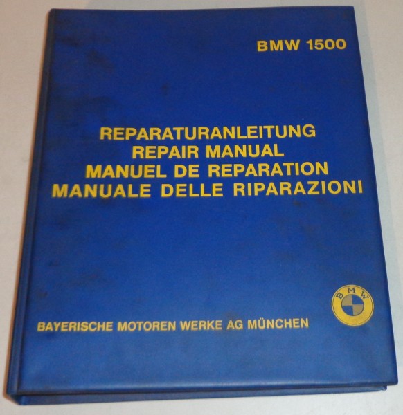 Werkstatthandbuch BMW 1500 Neue Klasse Stand 03/1963