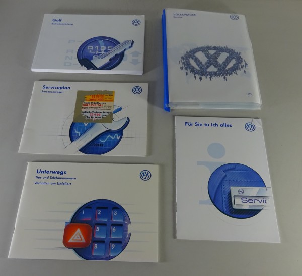 Bordmappe + Betriebsanleitung / Handbuch VW Golf 3 / III Stand 01/1997
