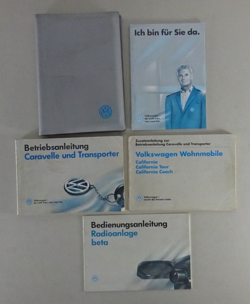 Bordmappe + Betriebsanleitung VW Bus T4 California, Tour, Coach Wohnmobil 8/1992