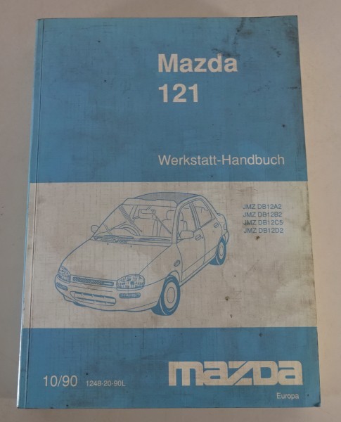 Werkstatthandbuch Mazda 121 Motor / Getriebe / Bremsen / Elektrik etc., St.1990