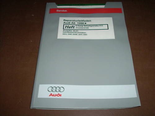Werkstatthandbuch Audi A6 C5 Typ 4B 5 Gang Getriebe 012