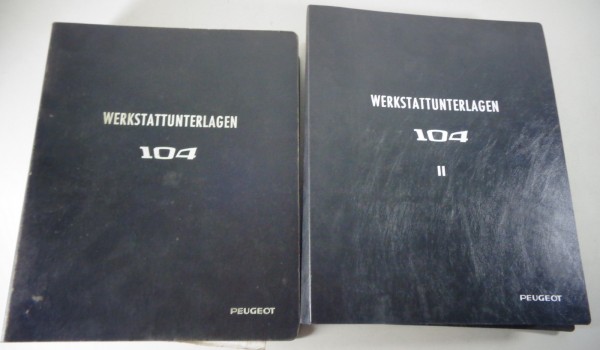 Werkstatthandbuch Peugeot 104 + Talbot Samba von 1975 - 1982