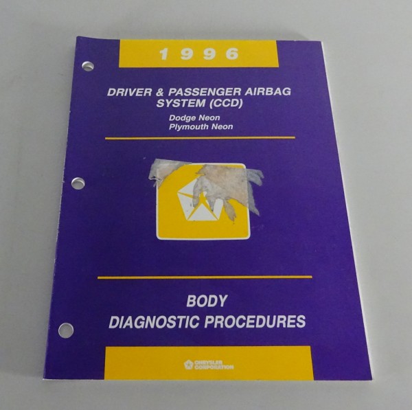 Diagnostic Manual Dodge / Plymouth Neon Airbag System from 1996