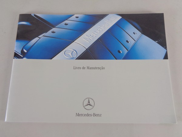 Scheckheft Mercedes Benz R171 SLK 200 Kompressor & 350 von 05/2003 Portugiesisch