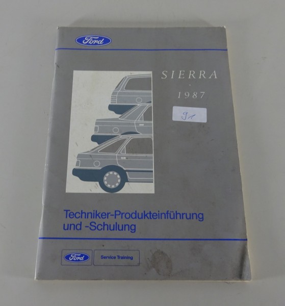 Techniker-Produkteinführung / Schulung Ford Sierra von 1987