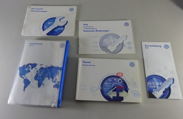 Bordmappe + Betriebsanleitung / Hnadbuch VW Polo 6N von 07/1997