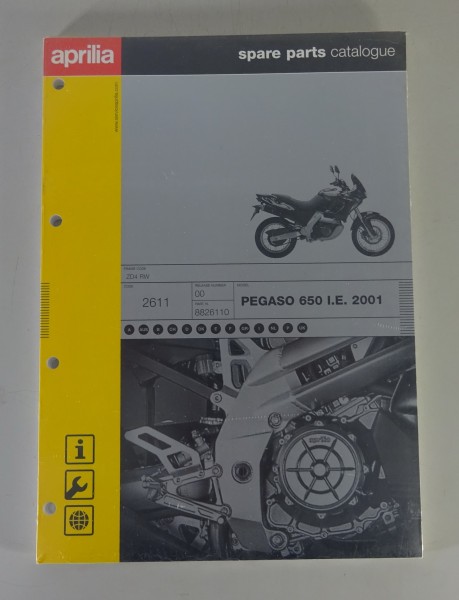 Teilekatalog / Spare Parts Catalog Aprilia Pegaso 650 I.E. Stand 2001