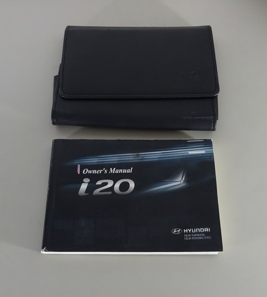 Owner's Manual / Handbook + Wallet Hyundai i 20 Type PB from 06/2011