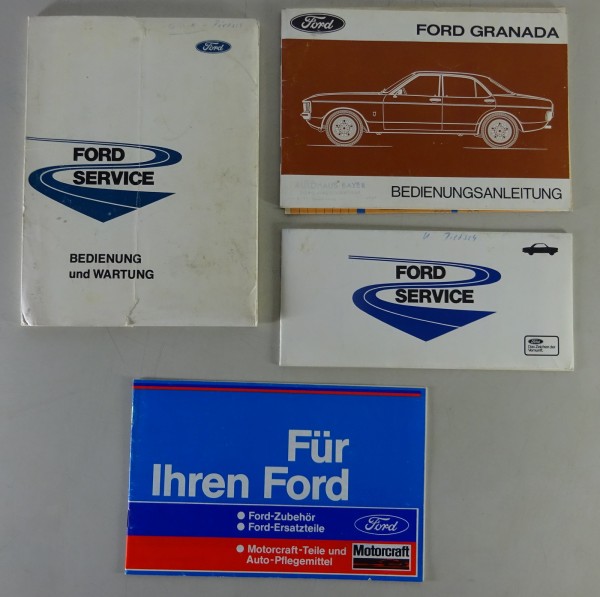 Bordmappe + Betriebsanleitung Ford Granada Mk. I Stand 08/1975